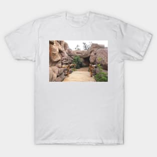 Bridge to rocky cave T-Shirt